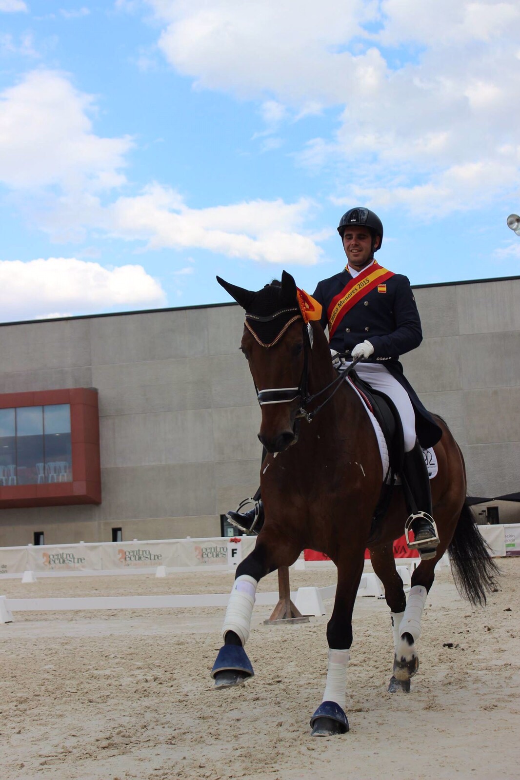 Antonio Laiz Campeón de España Jóvenes Jinetes en Doma Clásica.